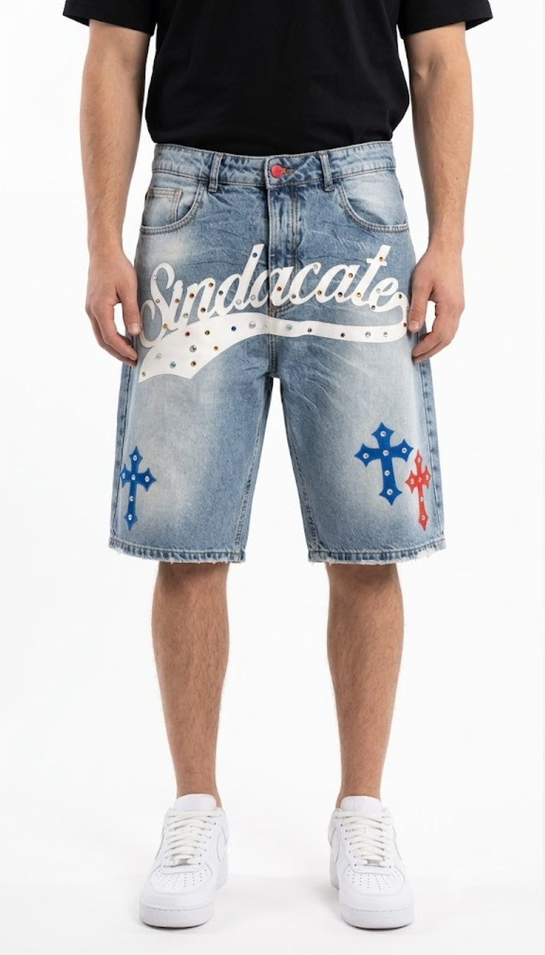Jorts Denim "Syndicate Bling"