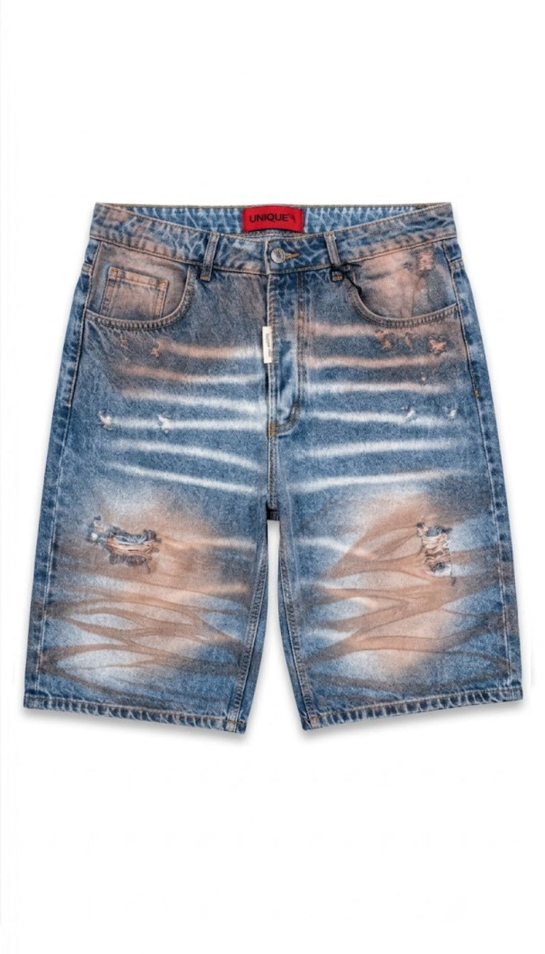 Jorts Denim "Web Fade"