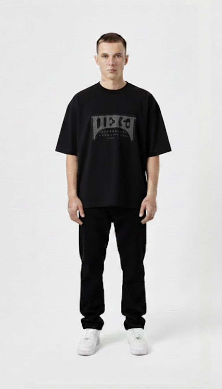 T-Shirt "DEX" Distressed Patch