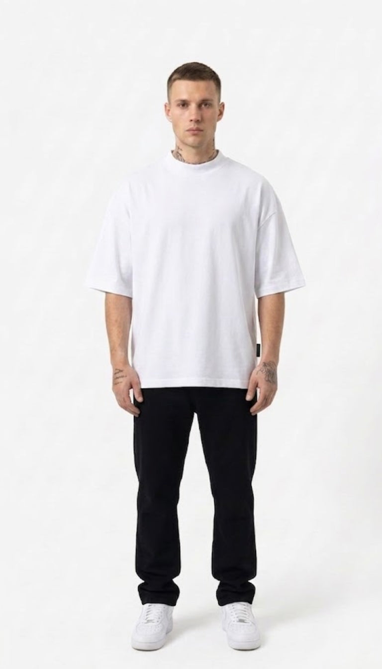 T-Shirt Oversize a Collo Alto