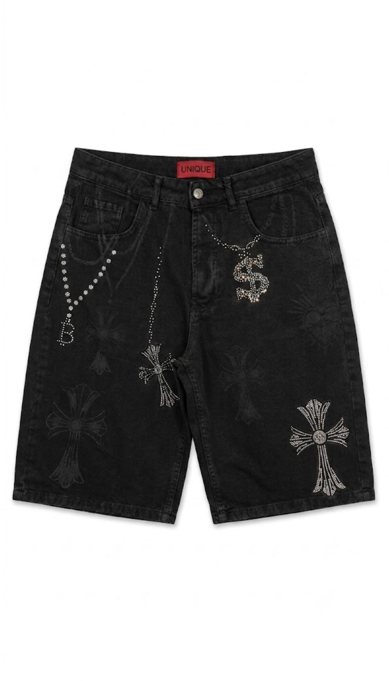 Jorts "Bling Cross"