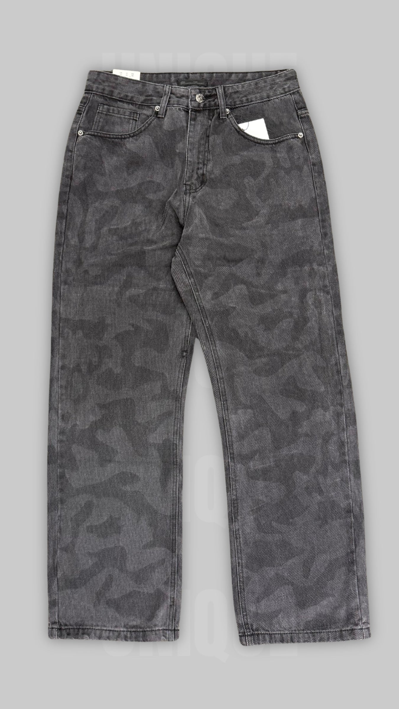 JEANS SPOTTED NERO