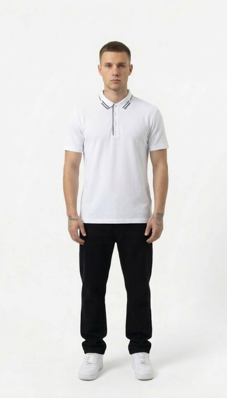 T-Shirt Polo 'Reticolo' Tech