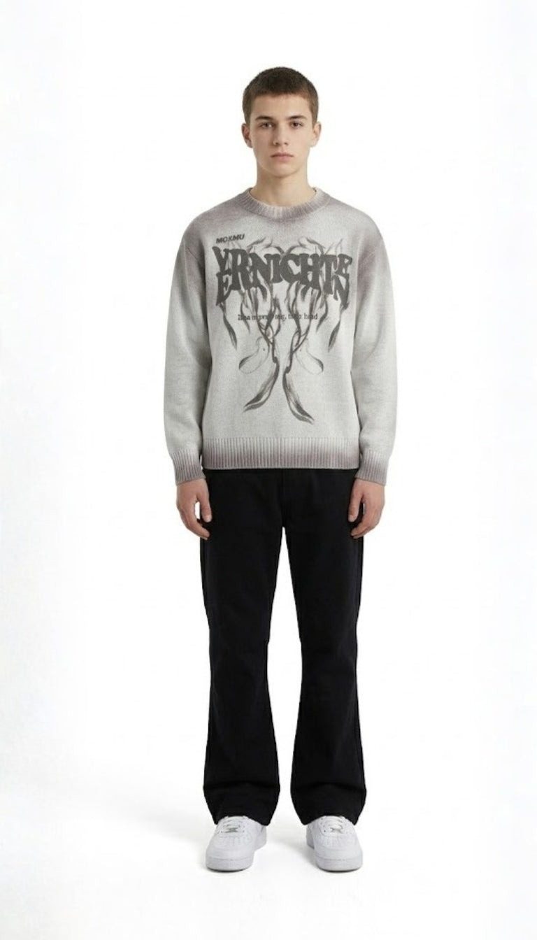 Maglione Knit "Shadow Graphic"