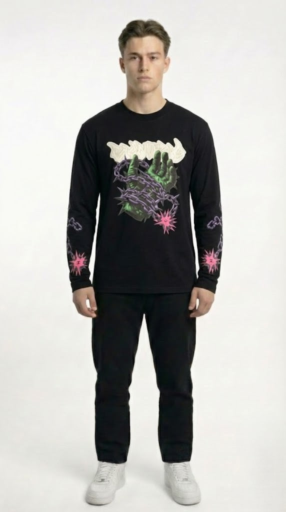 T-Shirt a Maniche Lunghe "Grip"