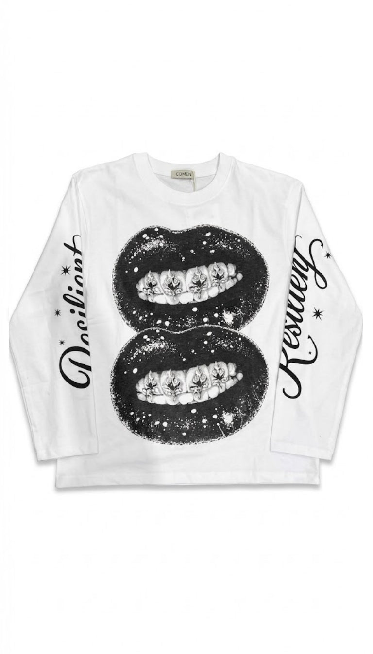 Longsleeve Lips Gioiello