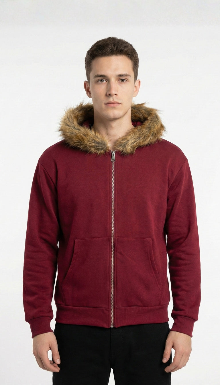 Felpa Zip Fur
