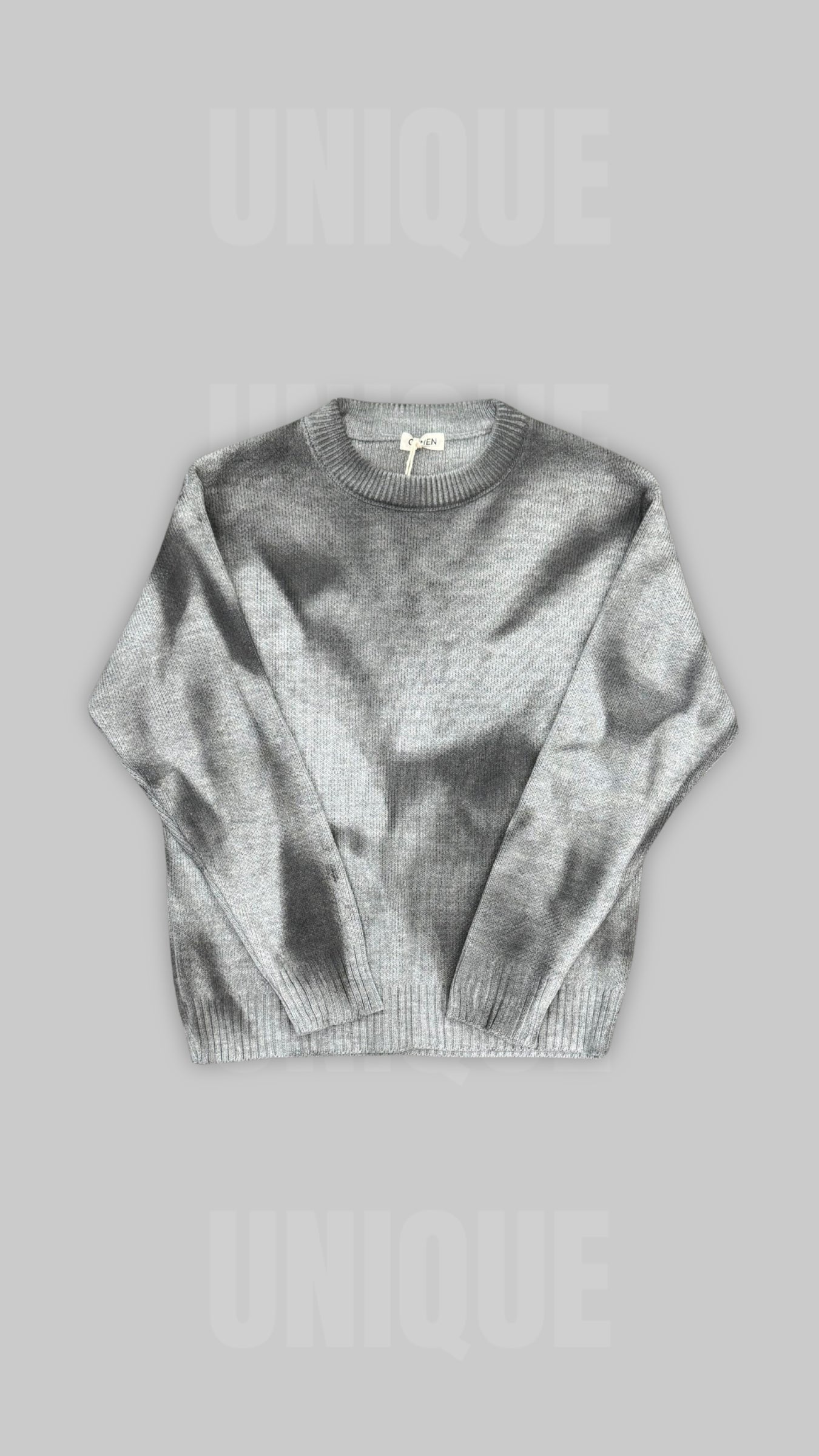 MAGLIONE WASHED NERO