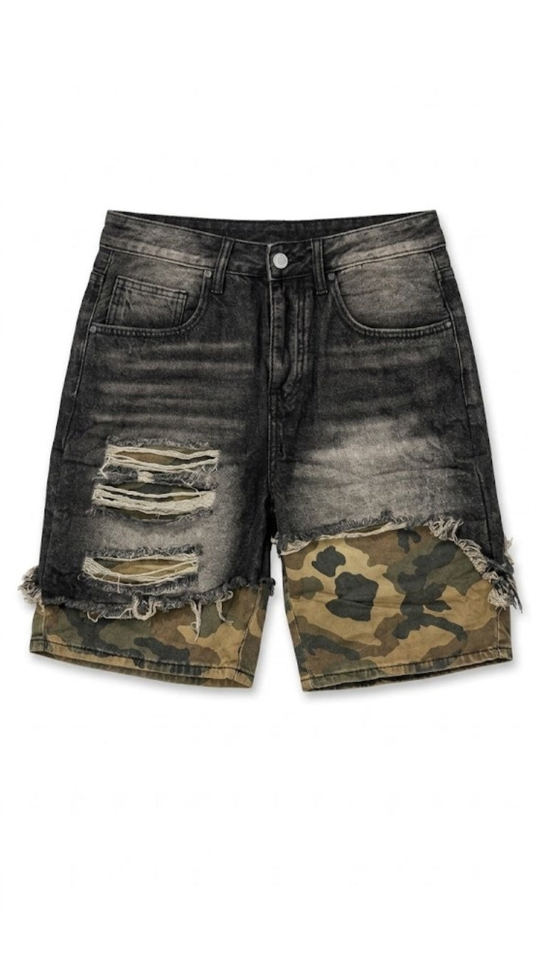 Shorts Hybrid Camo Denim