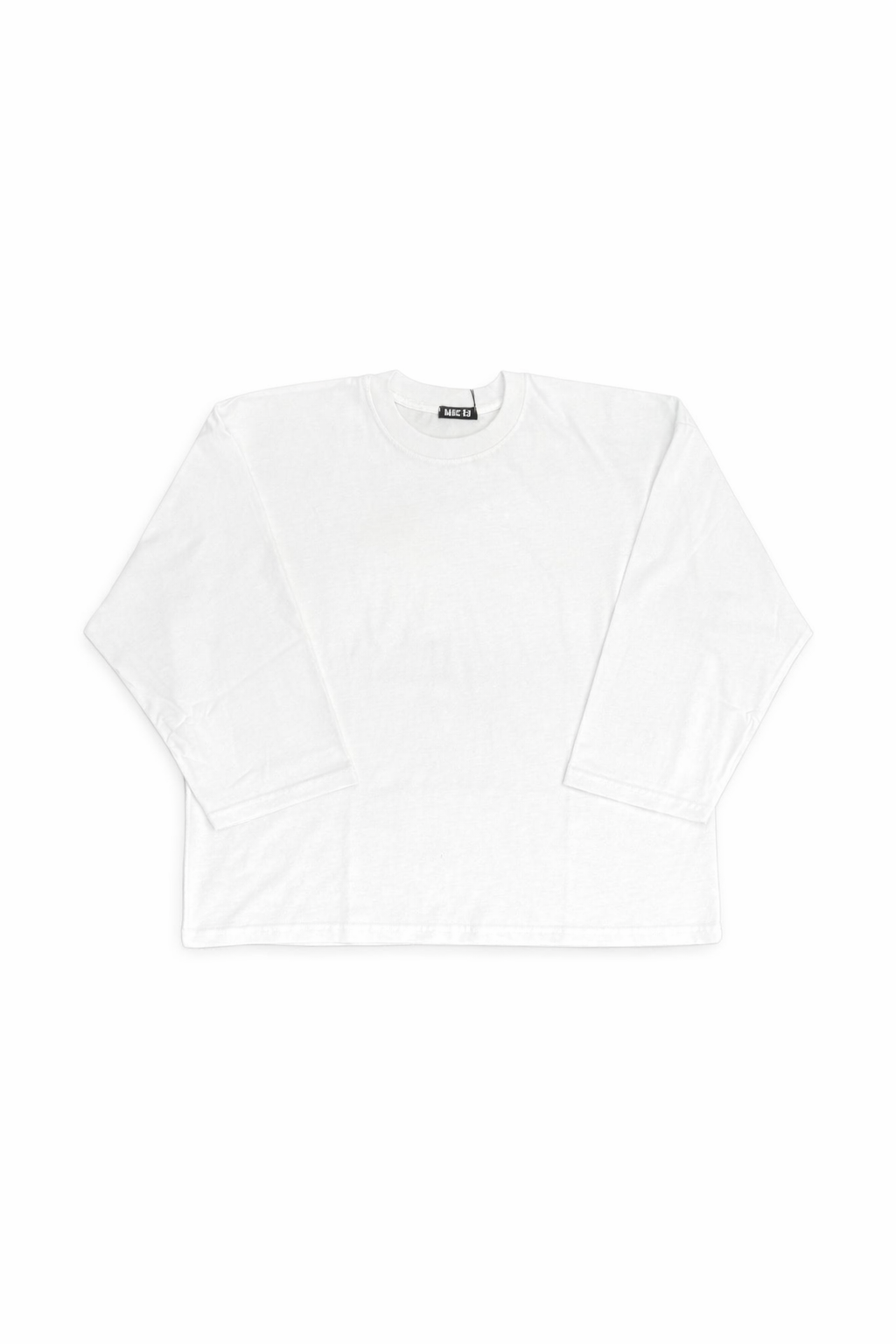 T-Shirt a Maniche Lunghe Basic Con Croce