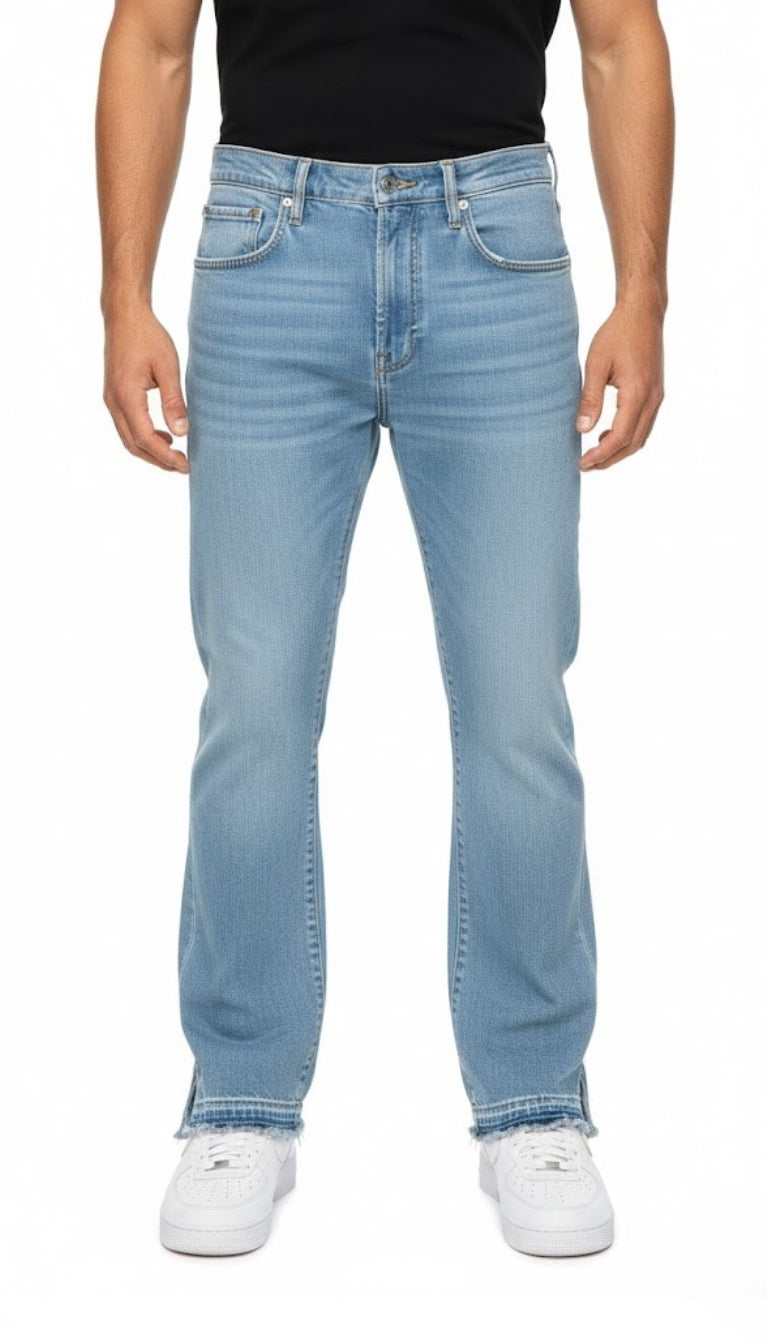 JEANS FLARE BABY BLUE