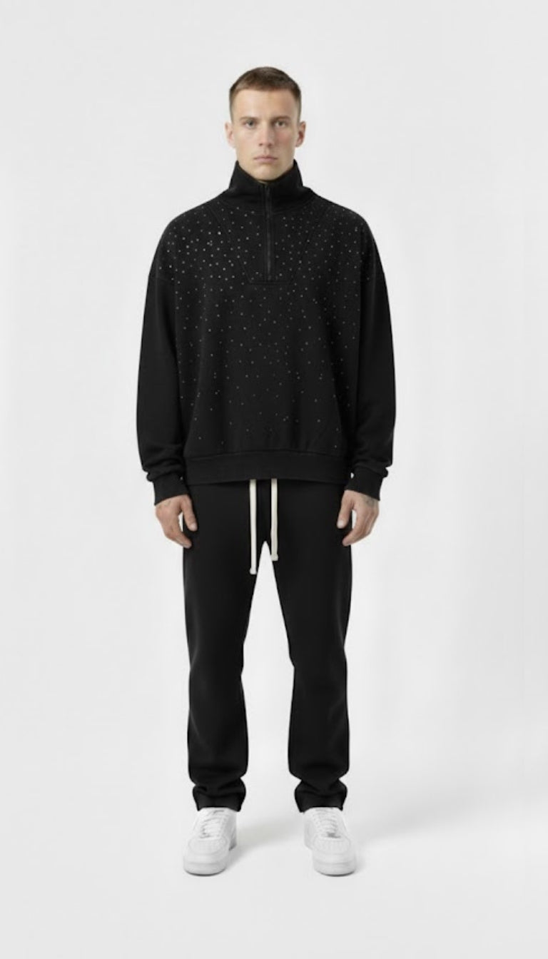 Felpa Quarter-Zip Diamond