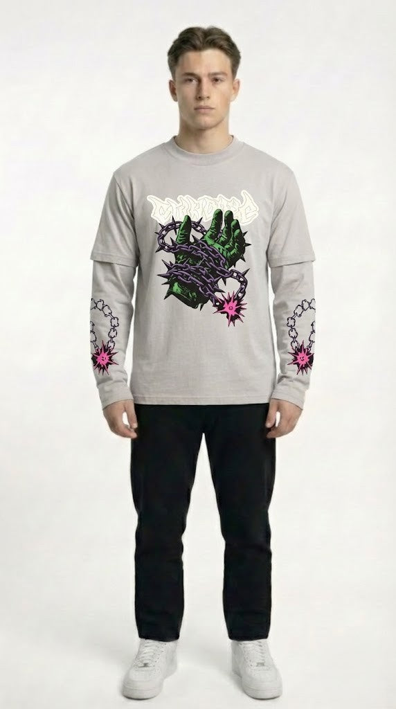 T-Shirt a Maniche Lunghe "Grip"