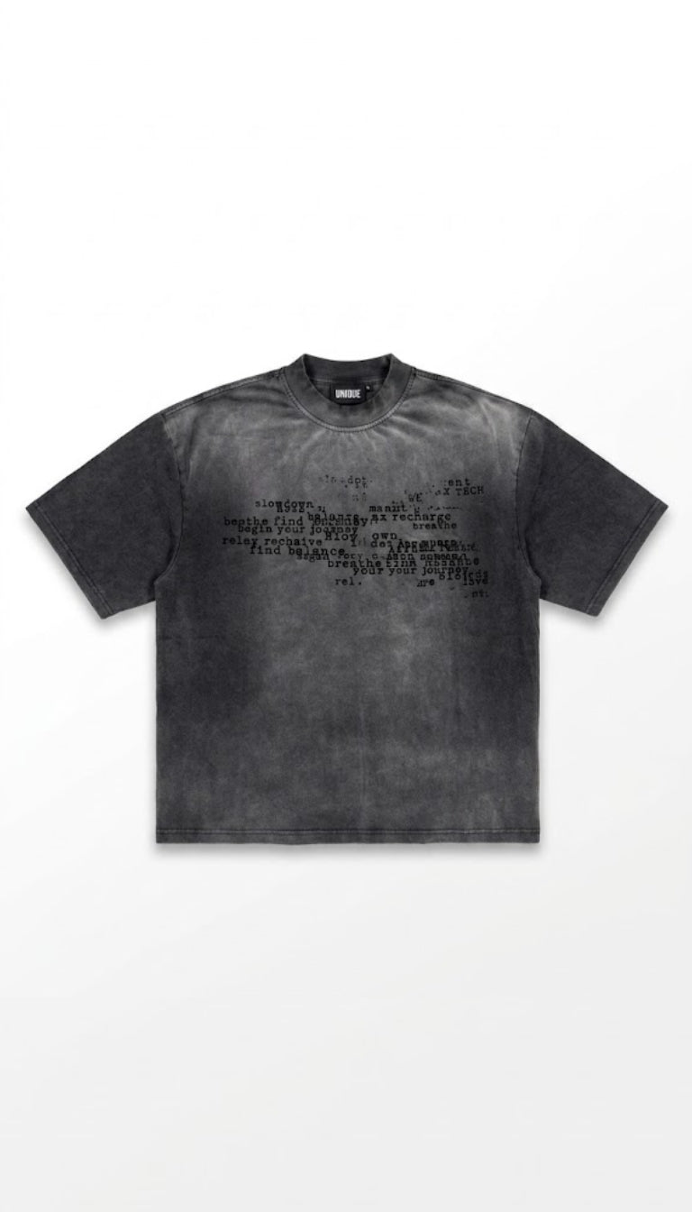 T-shirt Scripted Acid