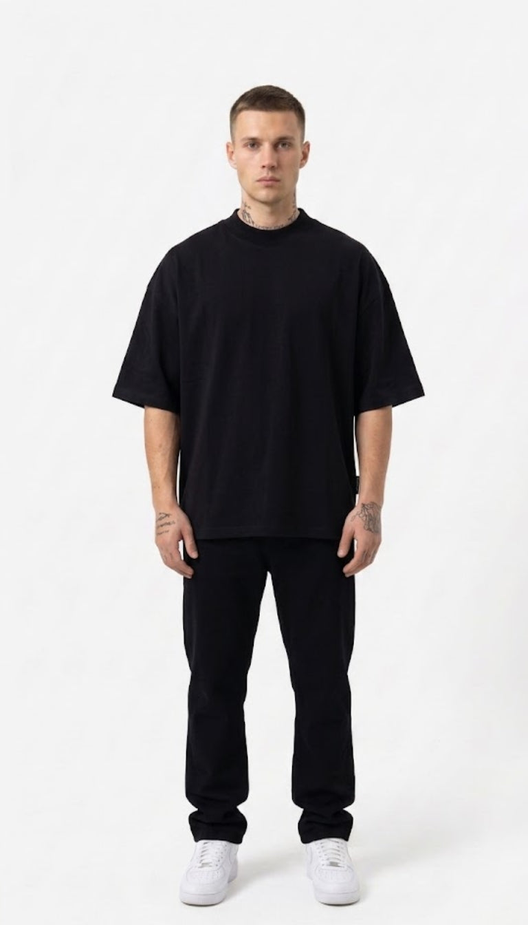 T-Shirt Oversize a Collo Alto