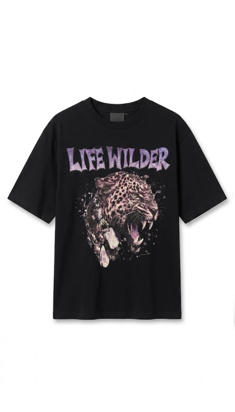 T-Shirt Oversize "Life Wilder"