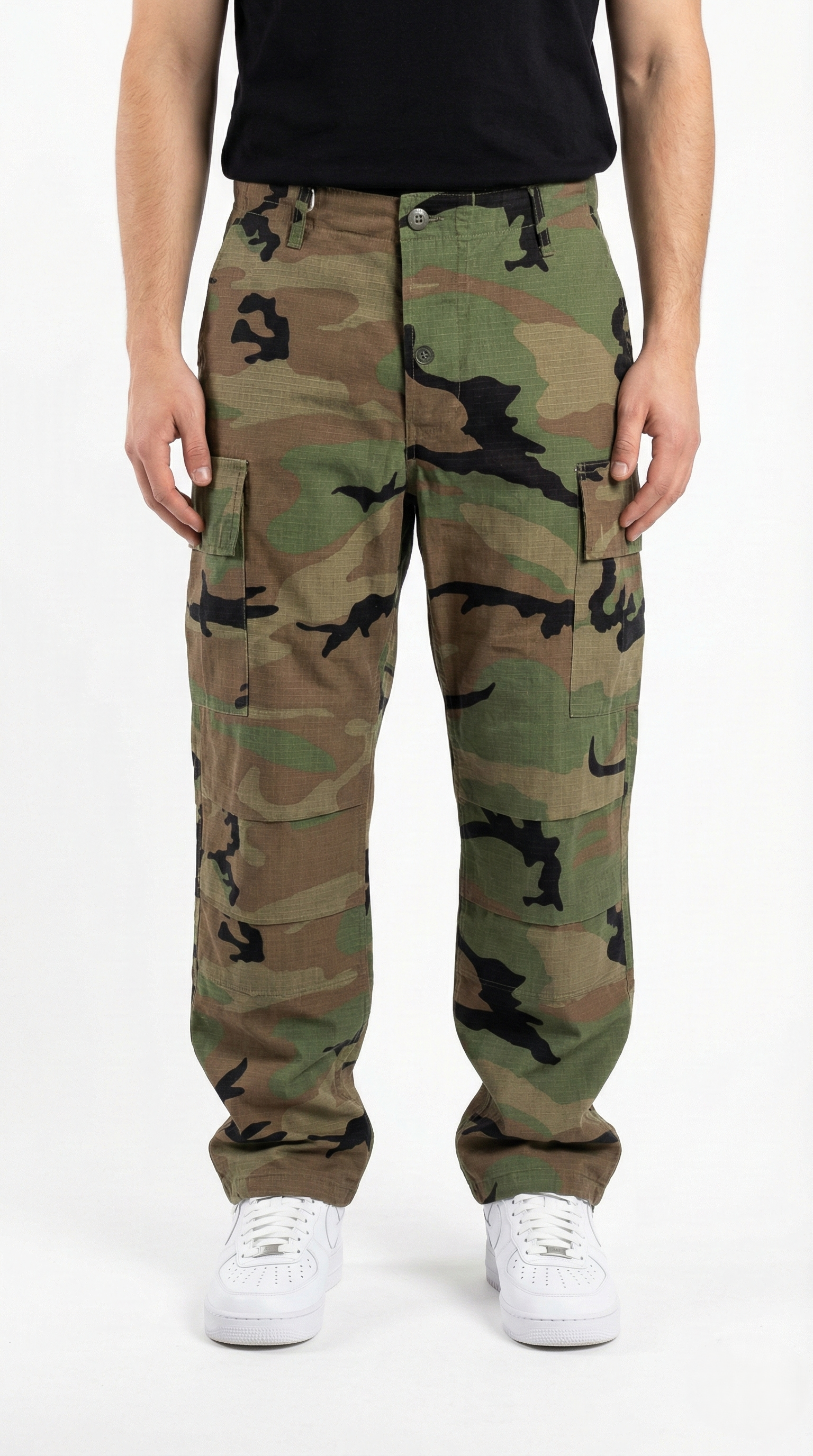 Pantaloni Cargo Camouflage