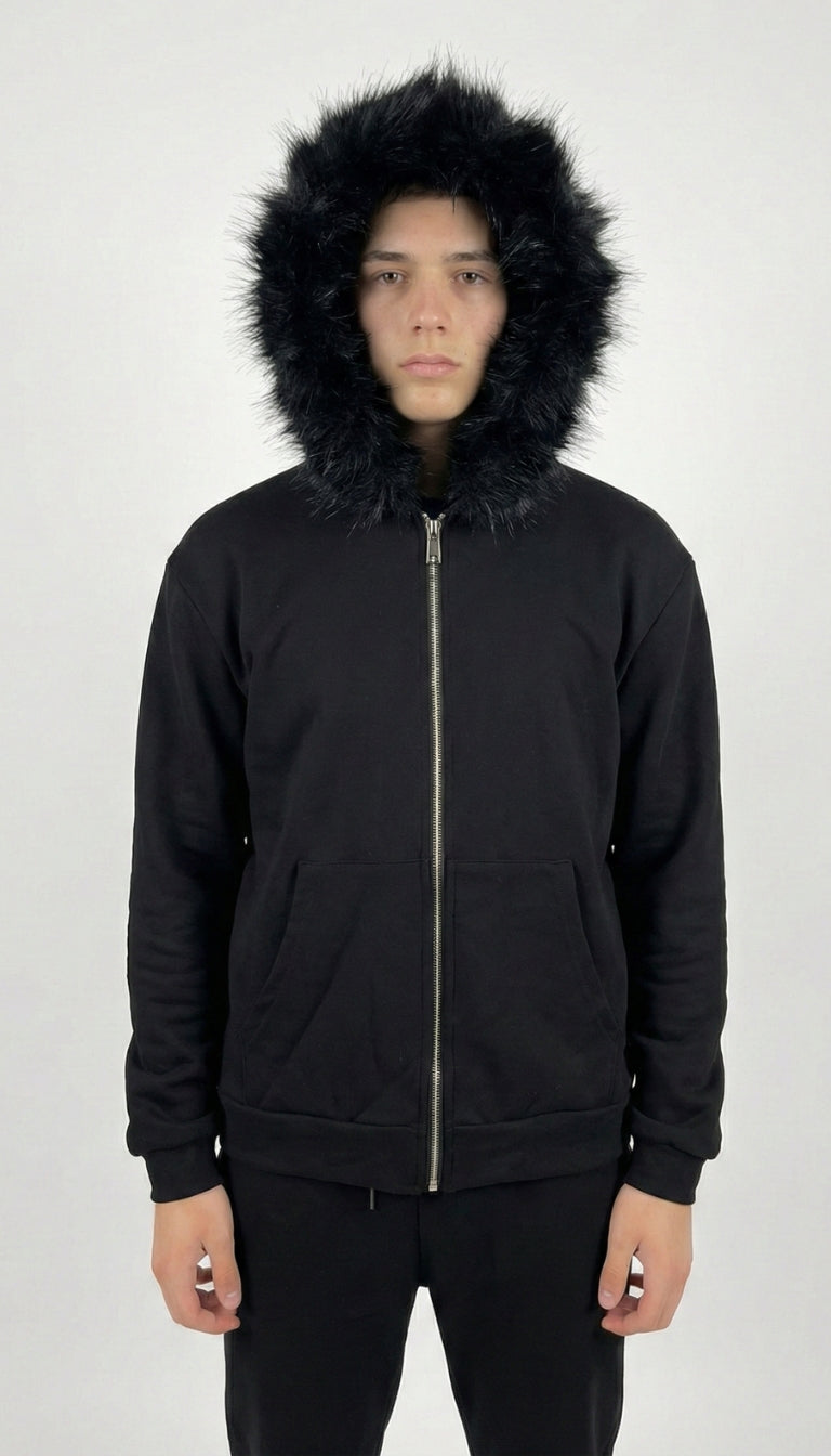 Felpa Zip Fur