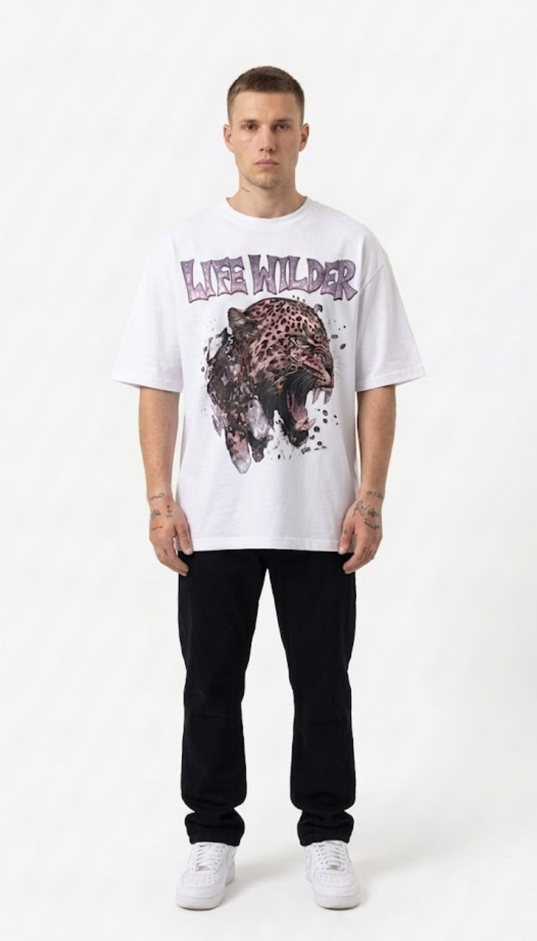 T-Shirt Oversize "Life Wilder"