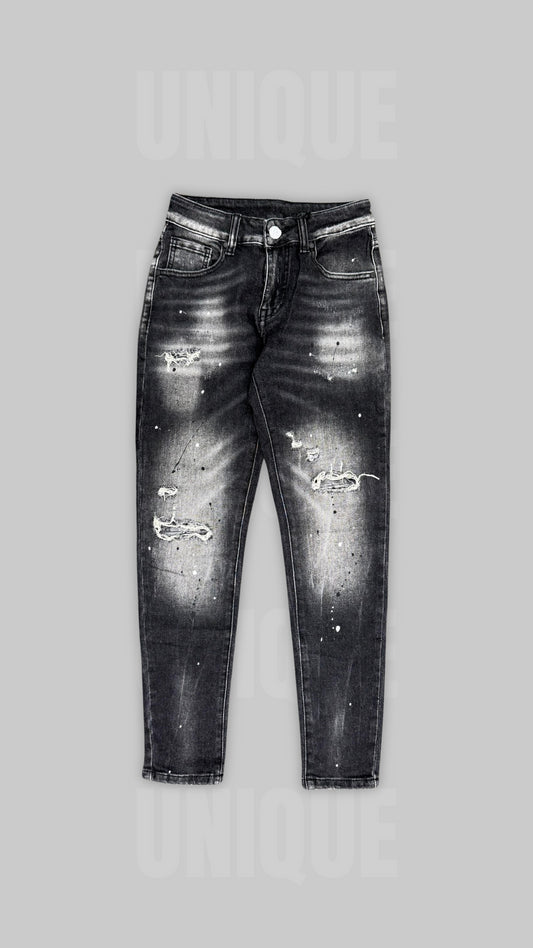 JEANS "GRIT" DISTRESSED