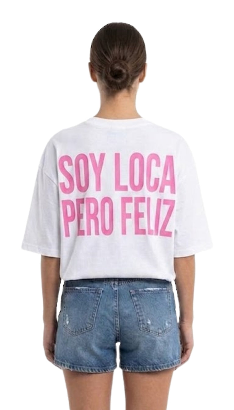 T-Shirt Boxy "Soy Loca"