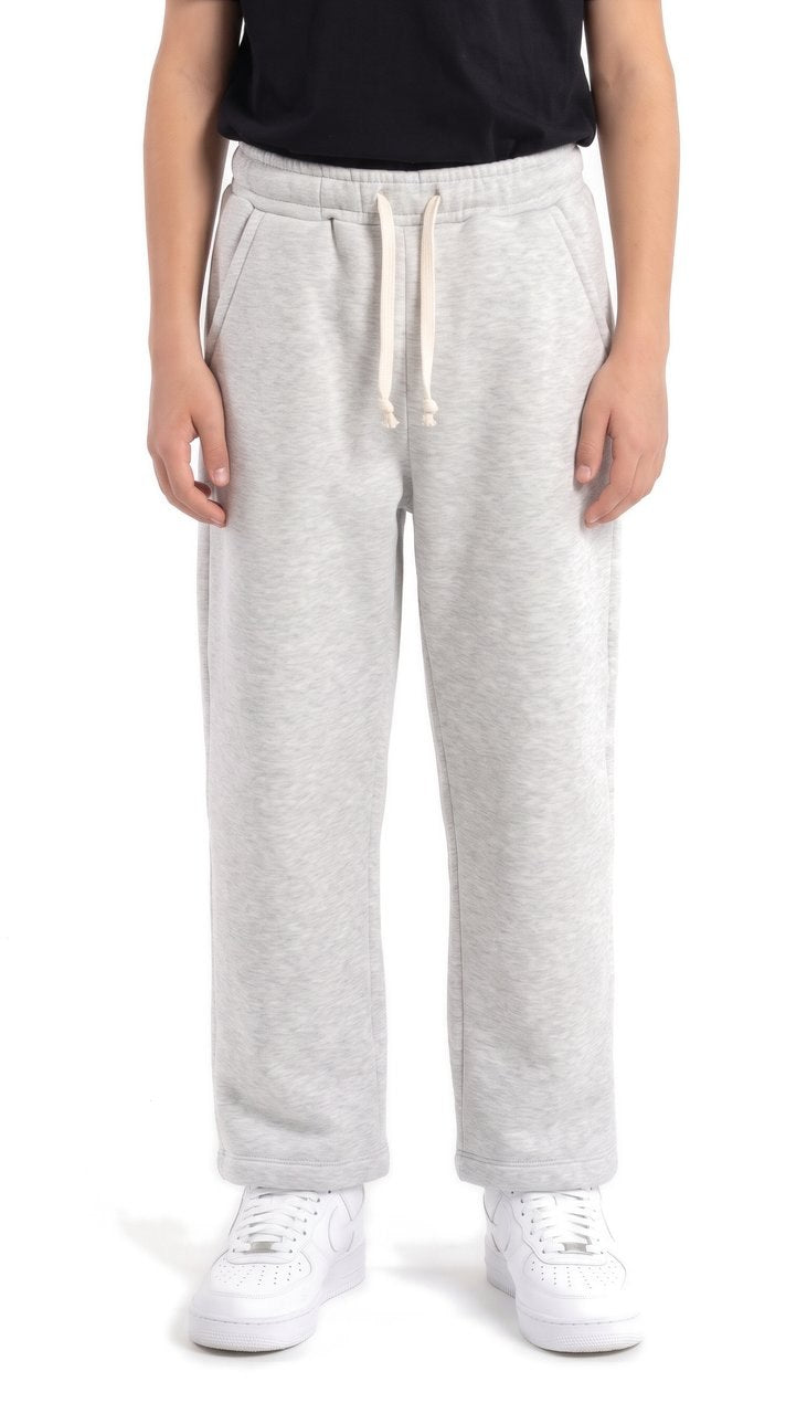 Pantaloni in Felpa Regular con Coulisse a Contrasto