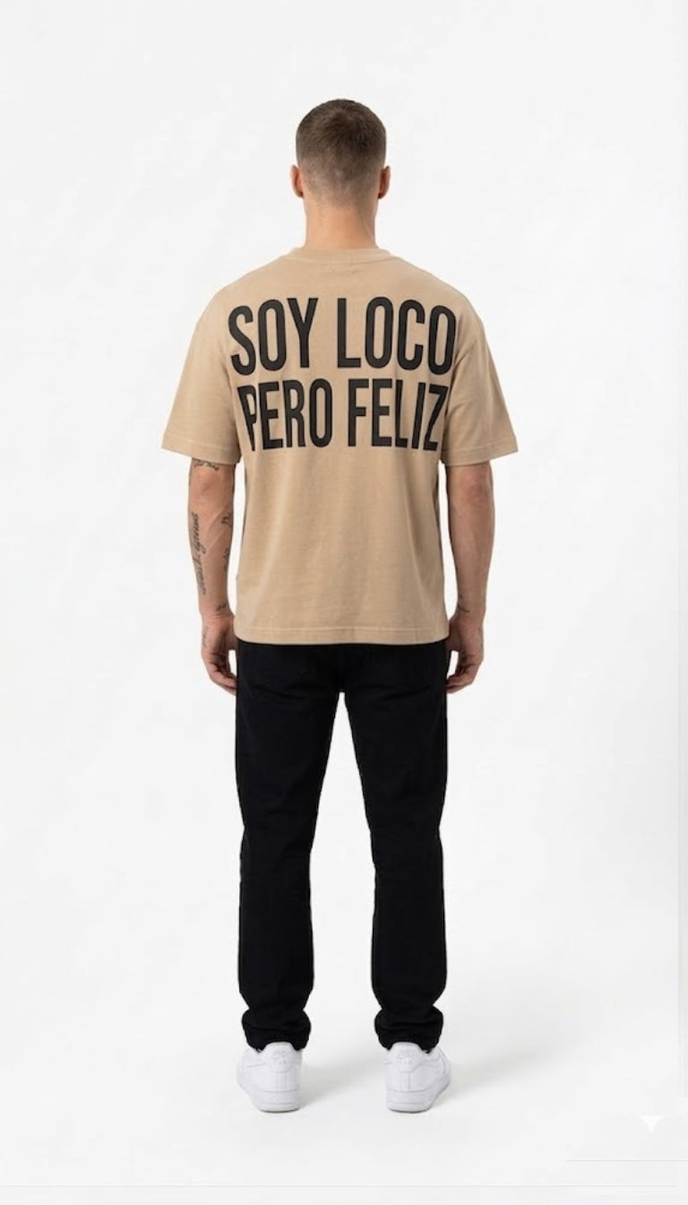 T-Shirt Boxy "Soy Loco"
