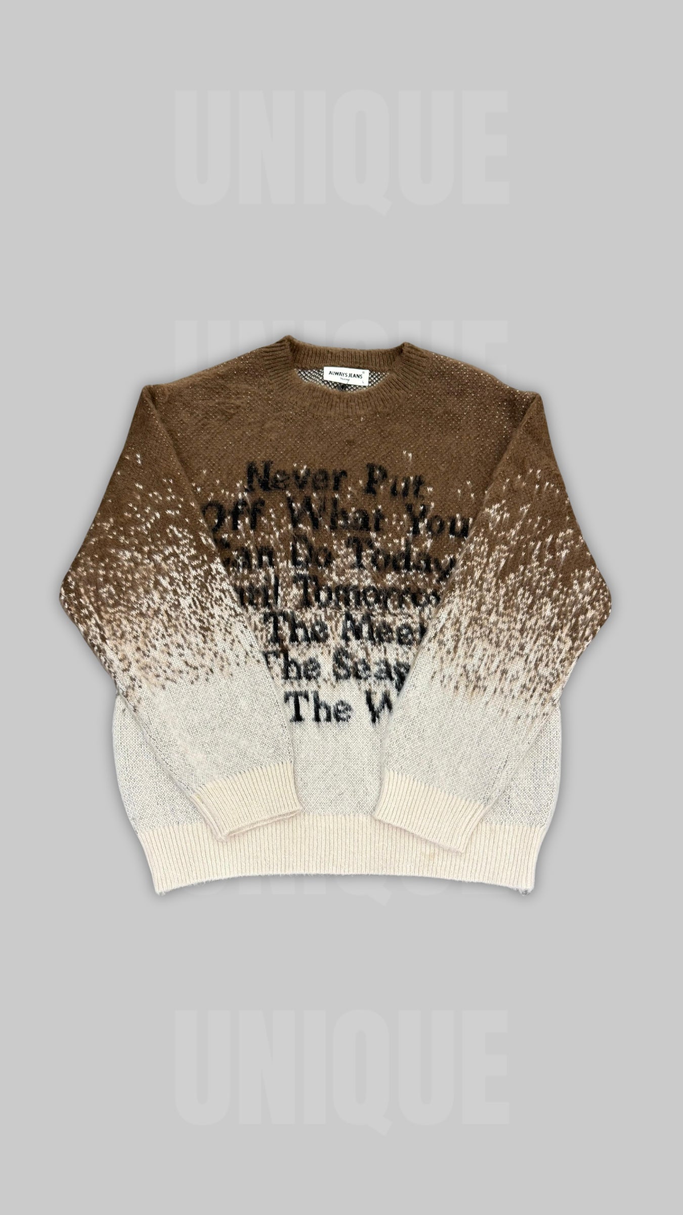 MAGLIONE "NEVER PUT"