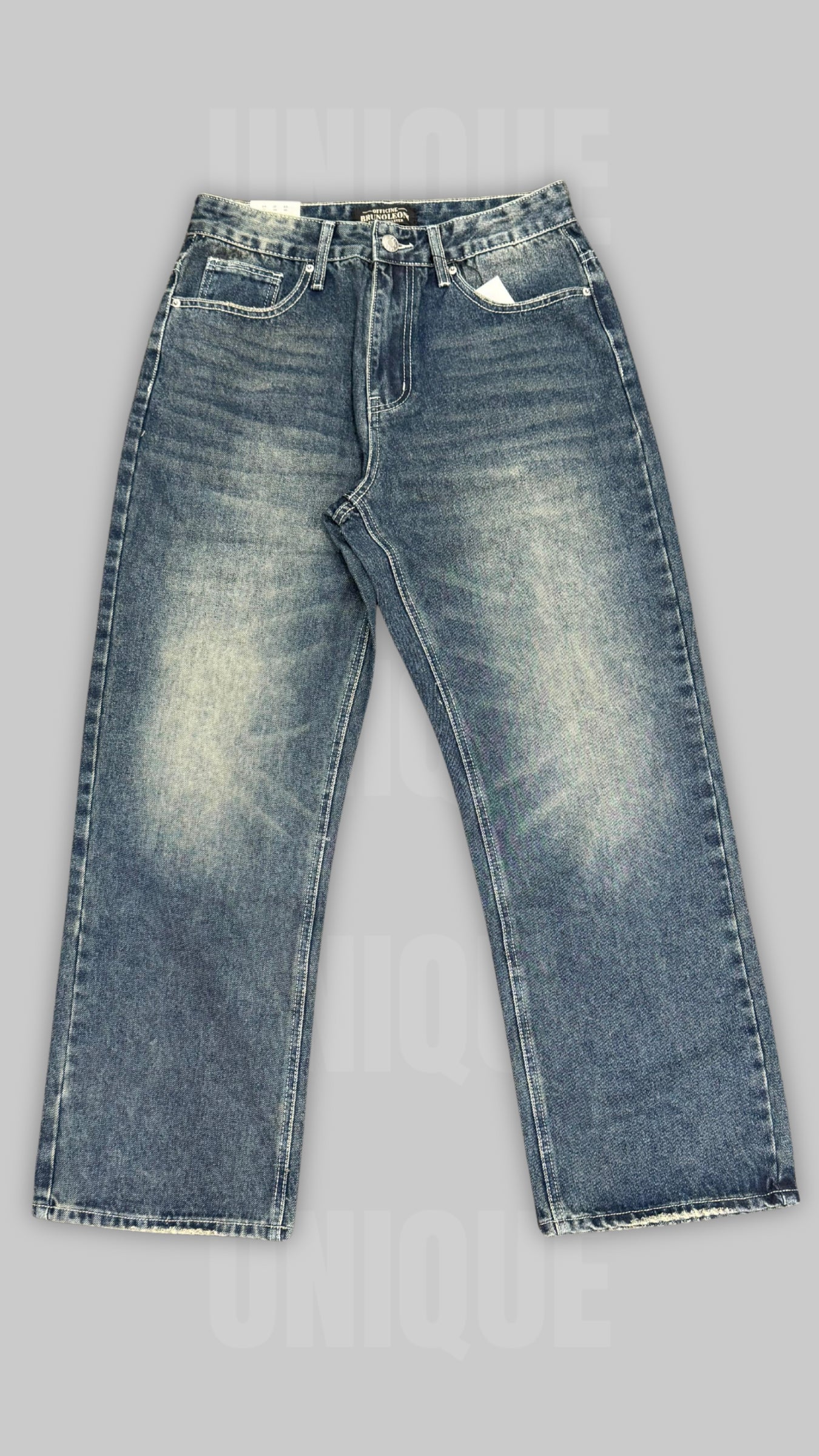 JEANS BAGGY BLU