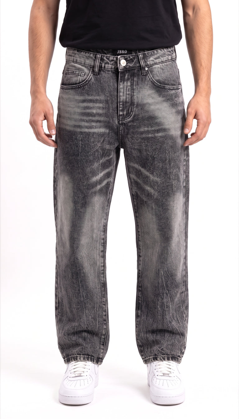 Jeans Bambino Grigi Effetto Slavato