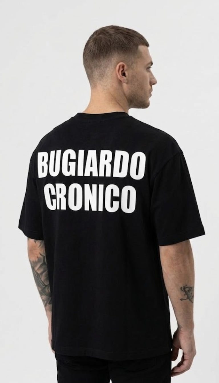 T-Shirt Boxy "Bugiardo Cronico"