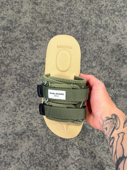 CIABATTE DUALSCAPE VERDI BANDANA