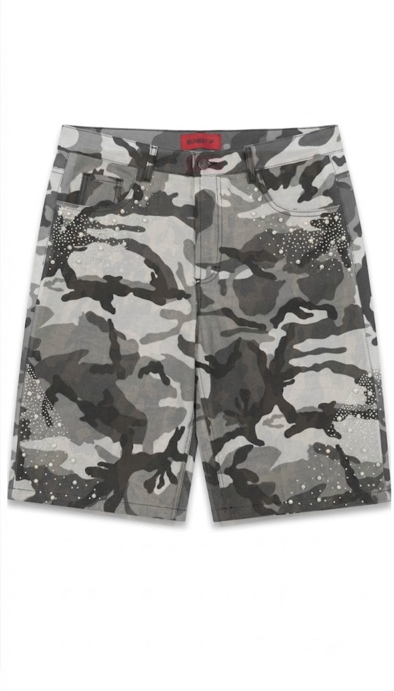 Jorts Mimetici "Camo Bling"