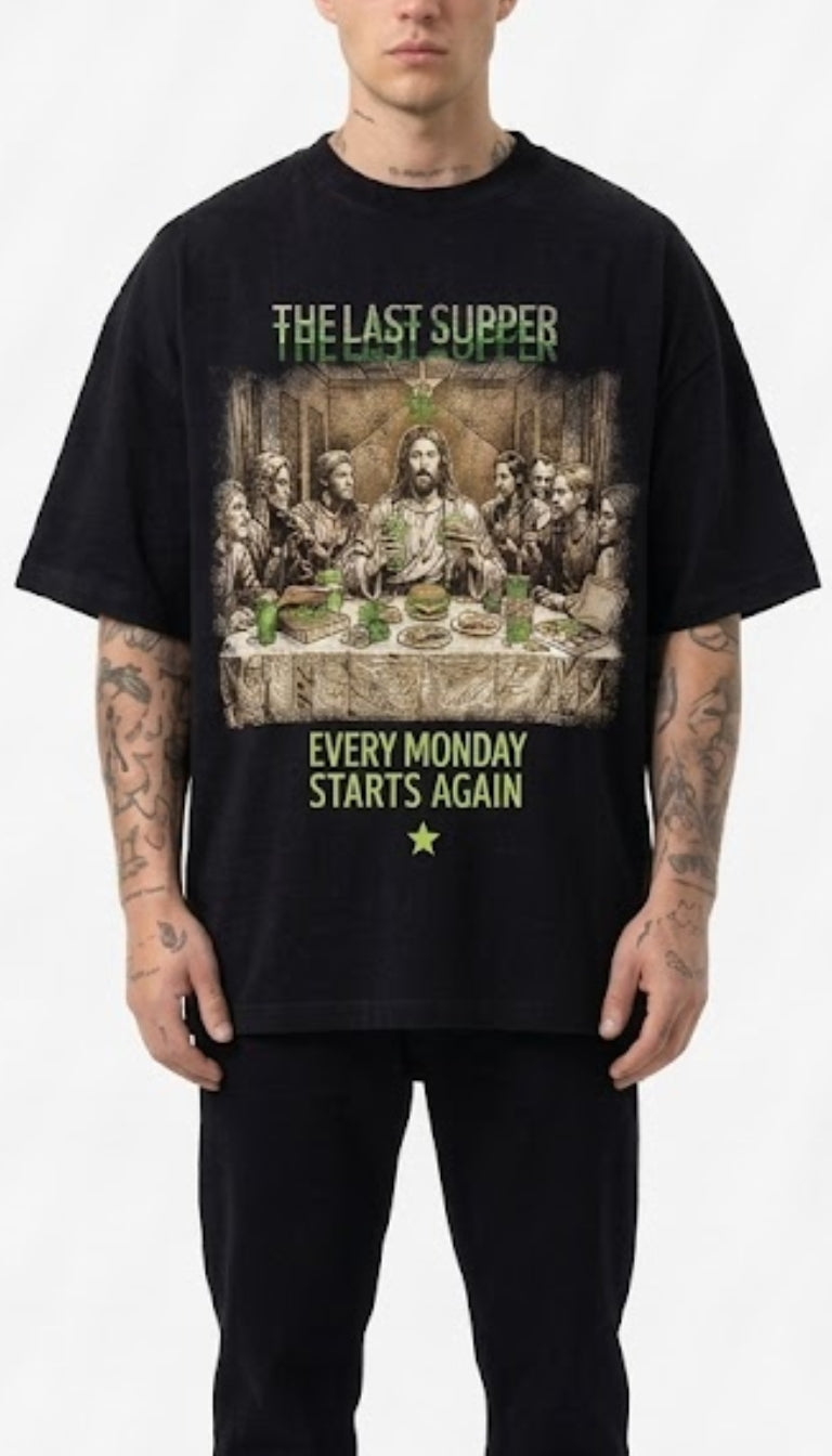 T-Shirt Oversize "The Last Supper"