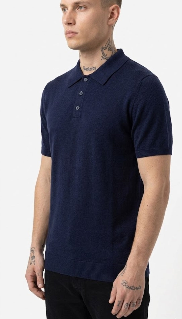 Polo In Filo con Bottoni