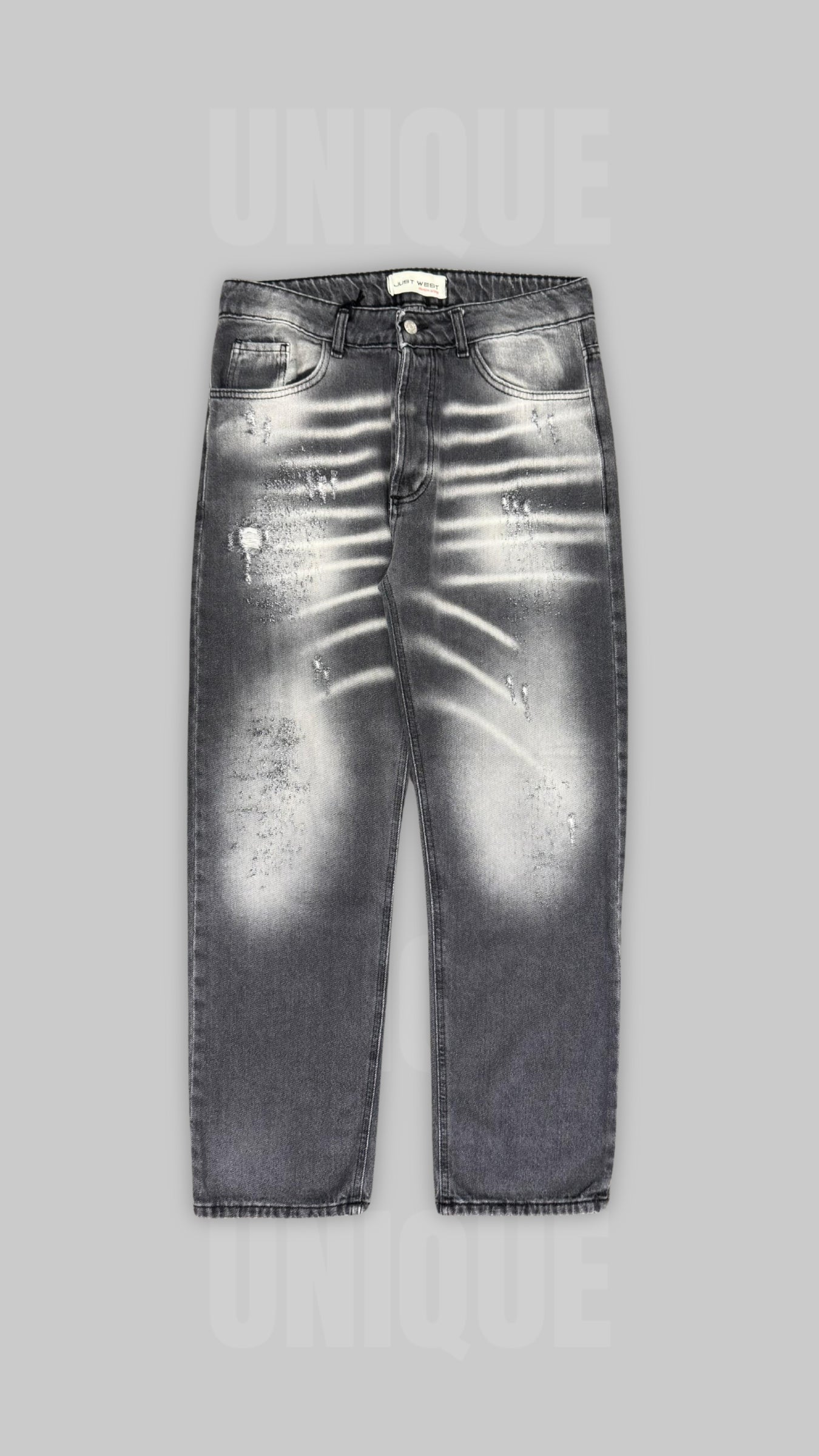 JEANS STRIPE FADED