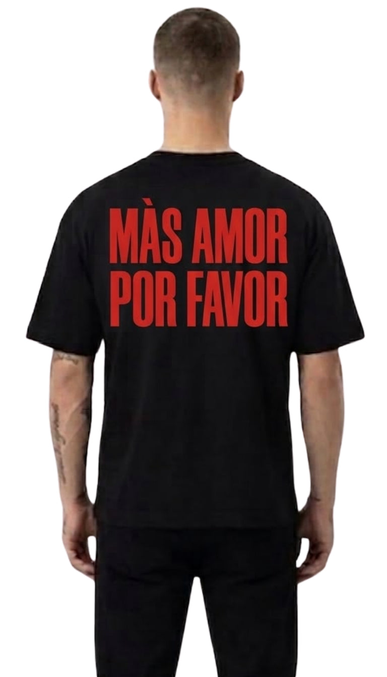 T-Shirt Boxy "Mas Amor"