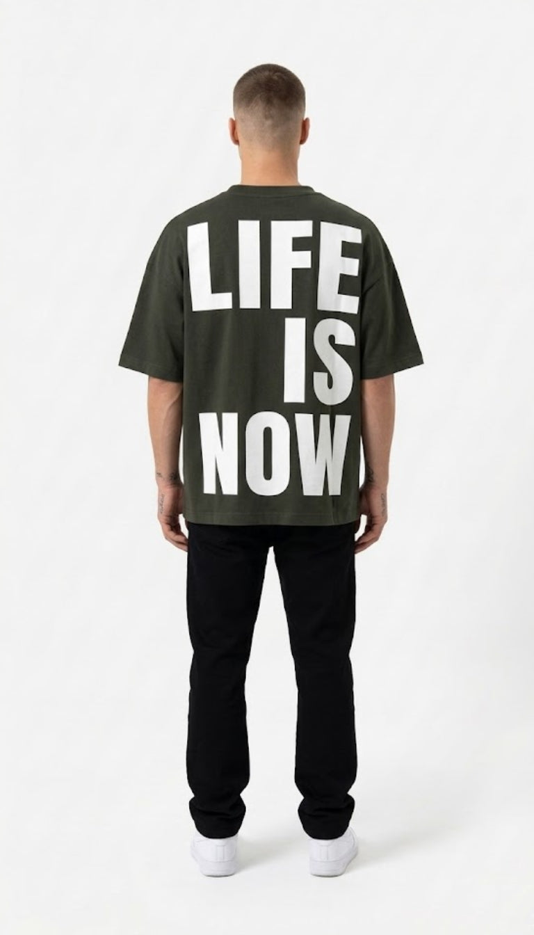 T-Shirt Boxy "Life is Now"