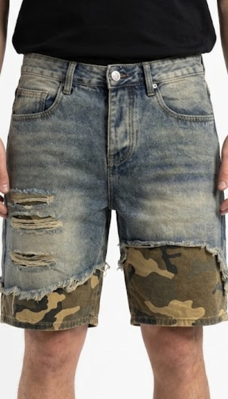 Shorts Hybrid Camo Denim