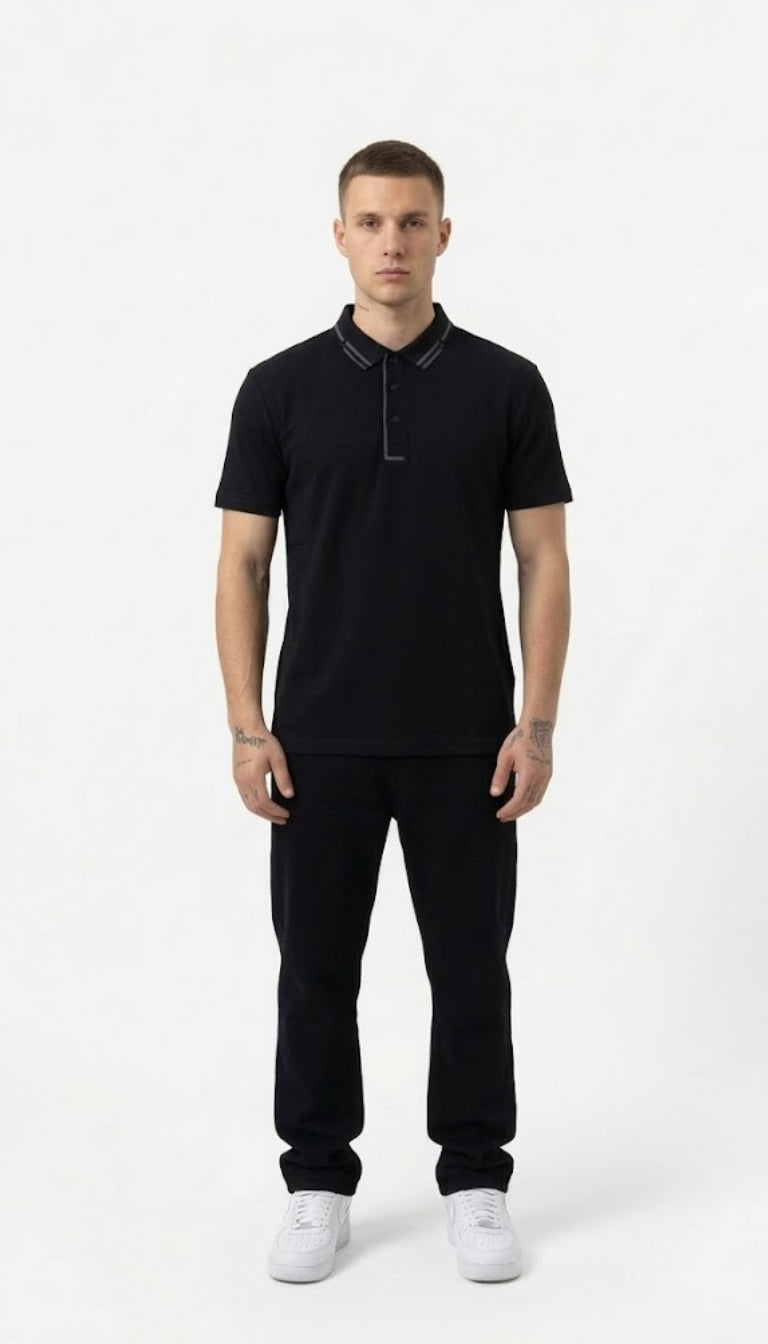 T-Shirt Polo 'Reticolo' Tech