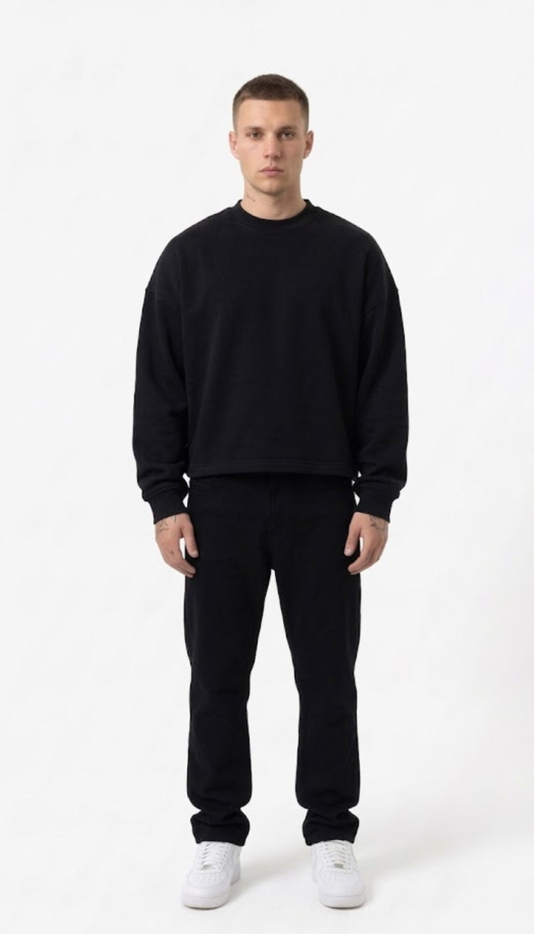 Felpa girocollo dal taglio oversize