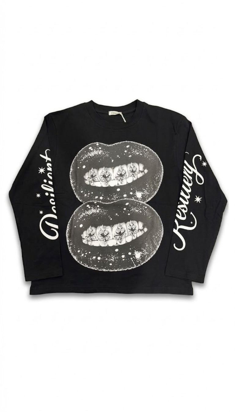 Longsleeve Lips Gioiello