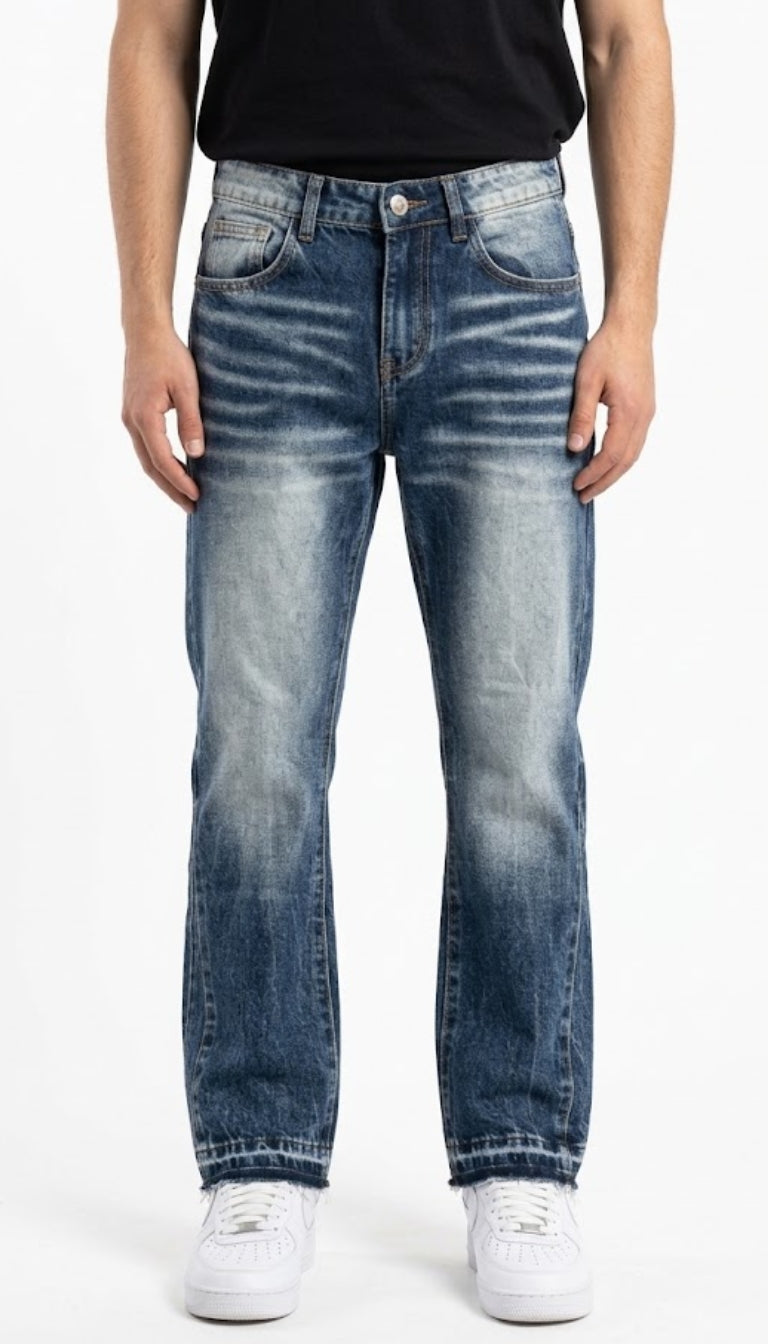 Jeans Flared Blu