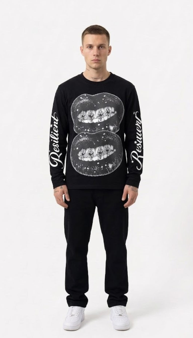 Longsleeve Lips Gioiello