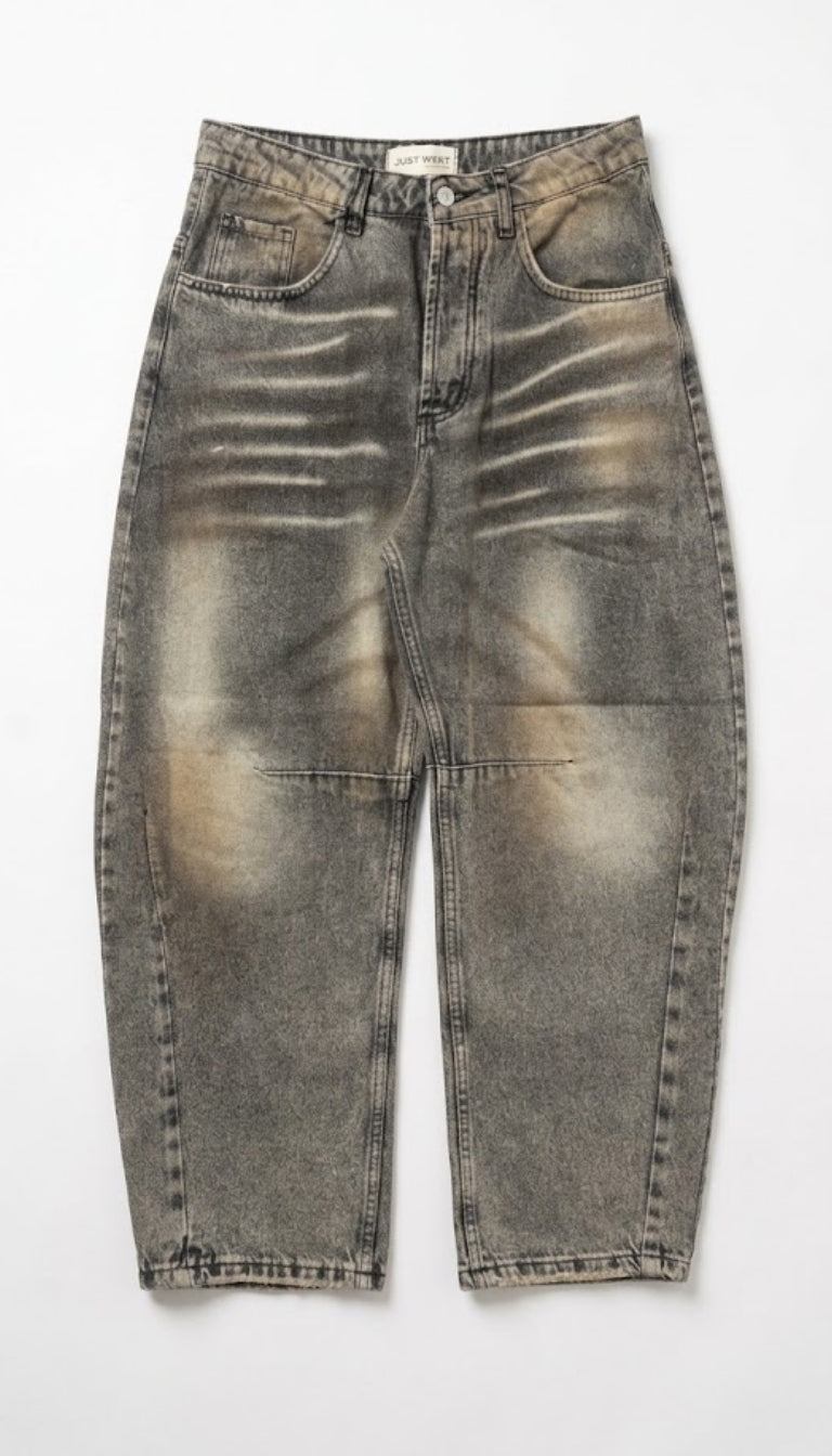 Jeans Ballon Shadow Gray