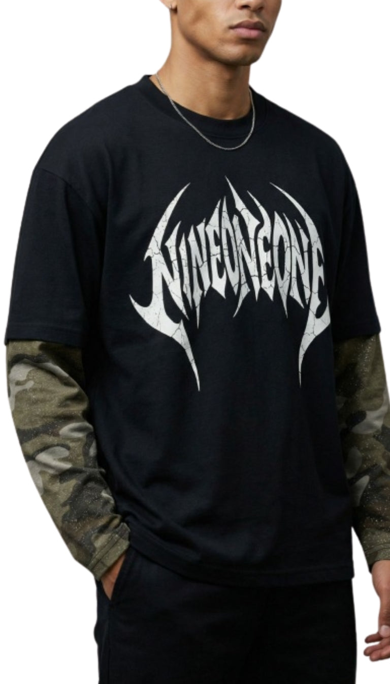 Long-Sleeve Double Camo Diamond