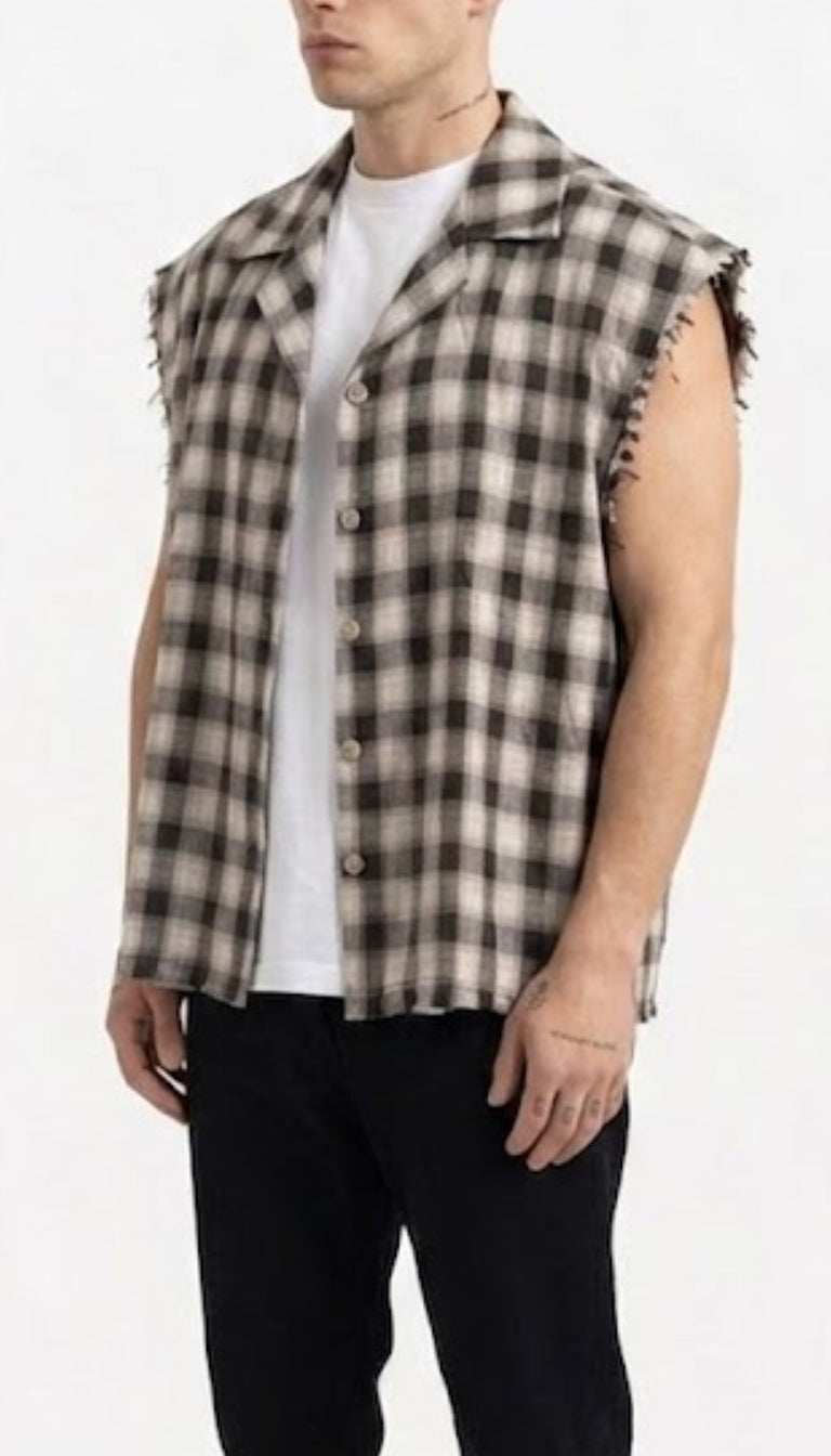 Camicia Checked Muscle