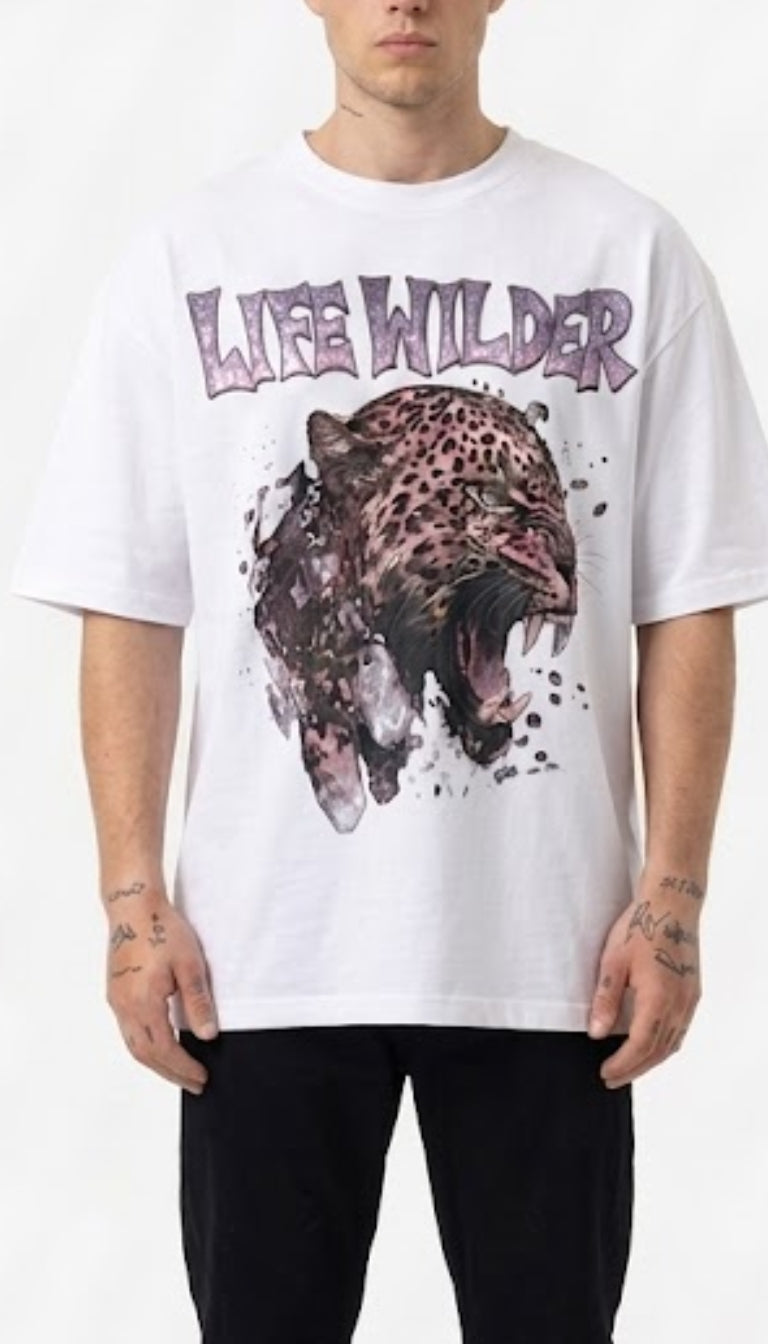 T-Shirt Oversize "Life Wilder"