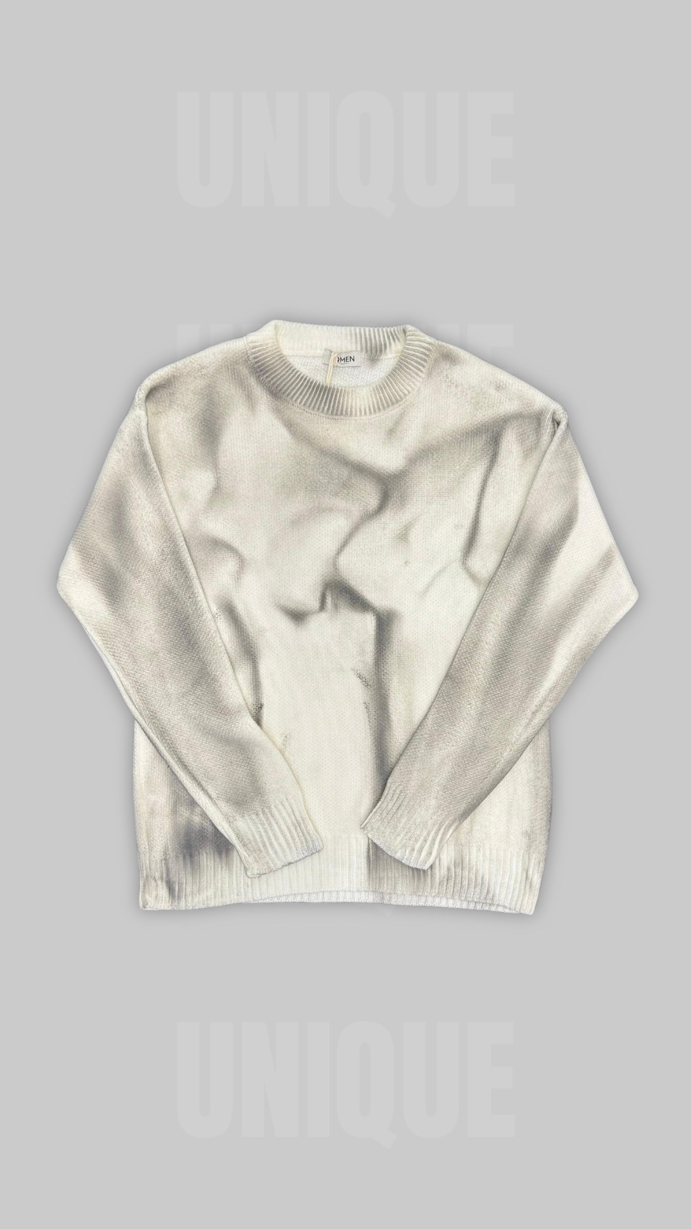 MAGLIONE WASHED NERO