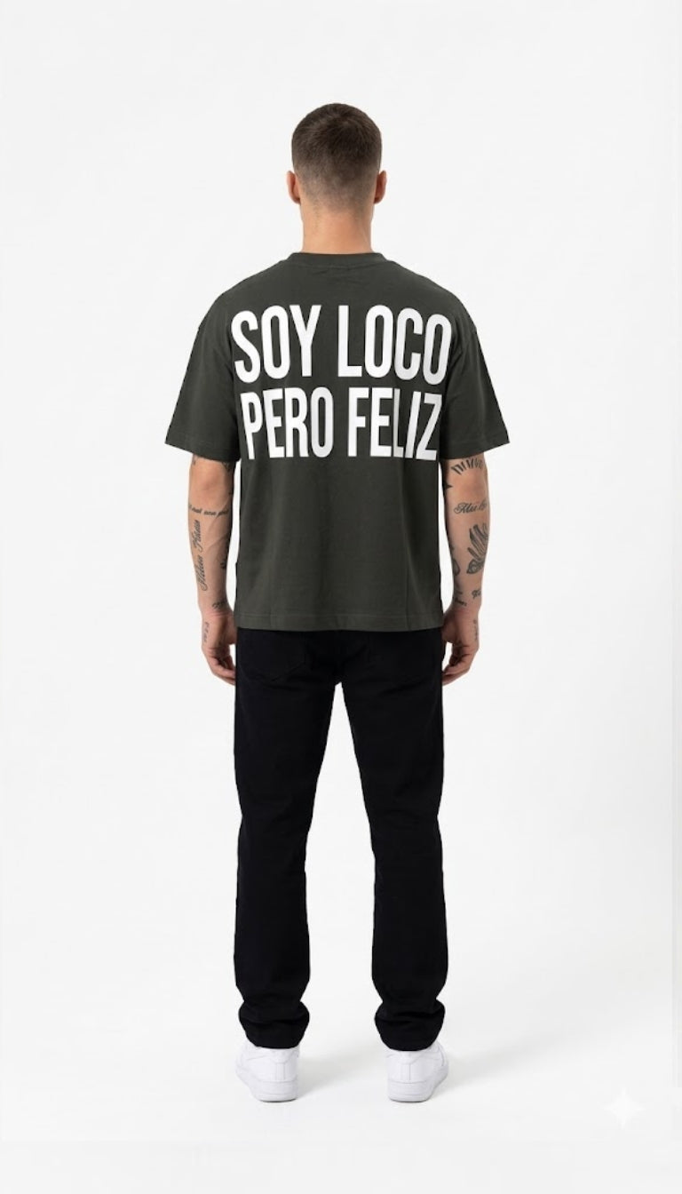 T-Shirt Boxy "Soy Loco"
